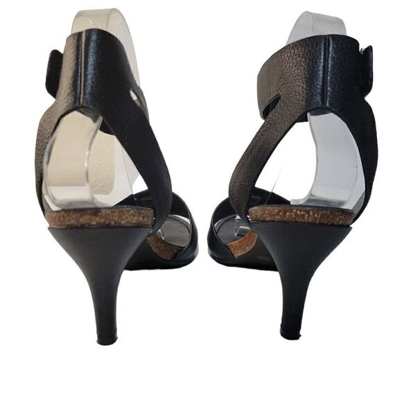 Vince Camuto Black Leather Odela Sandals (Size 8M/38.5) - Picture 5 of 9
